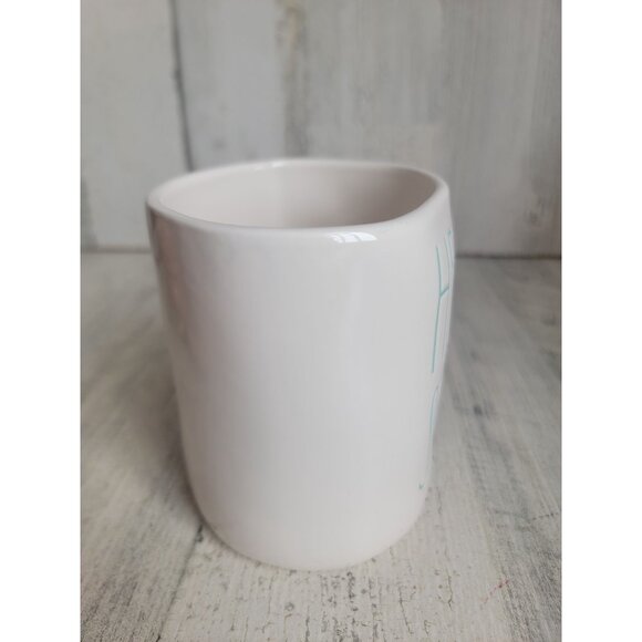 Rae Dunn hello spring white coffee mug home decor - Picture 3 of 6